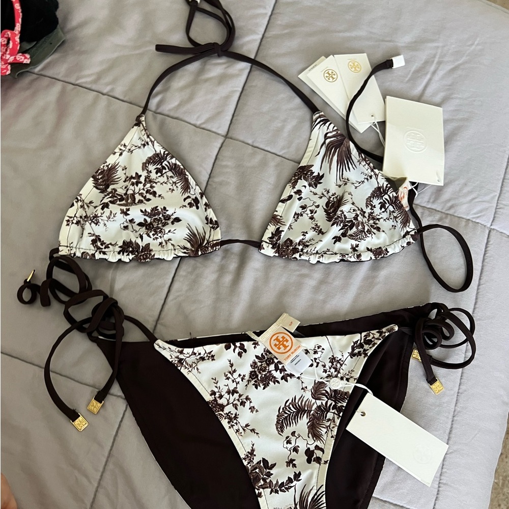 Tory Burch reversible string bikini